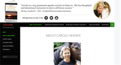 Desktop Screenshot of caroleherder.com